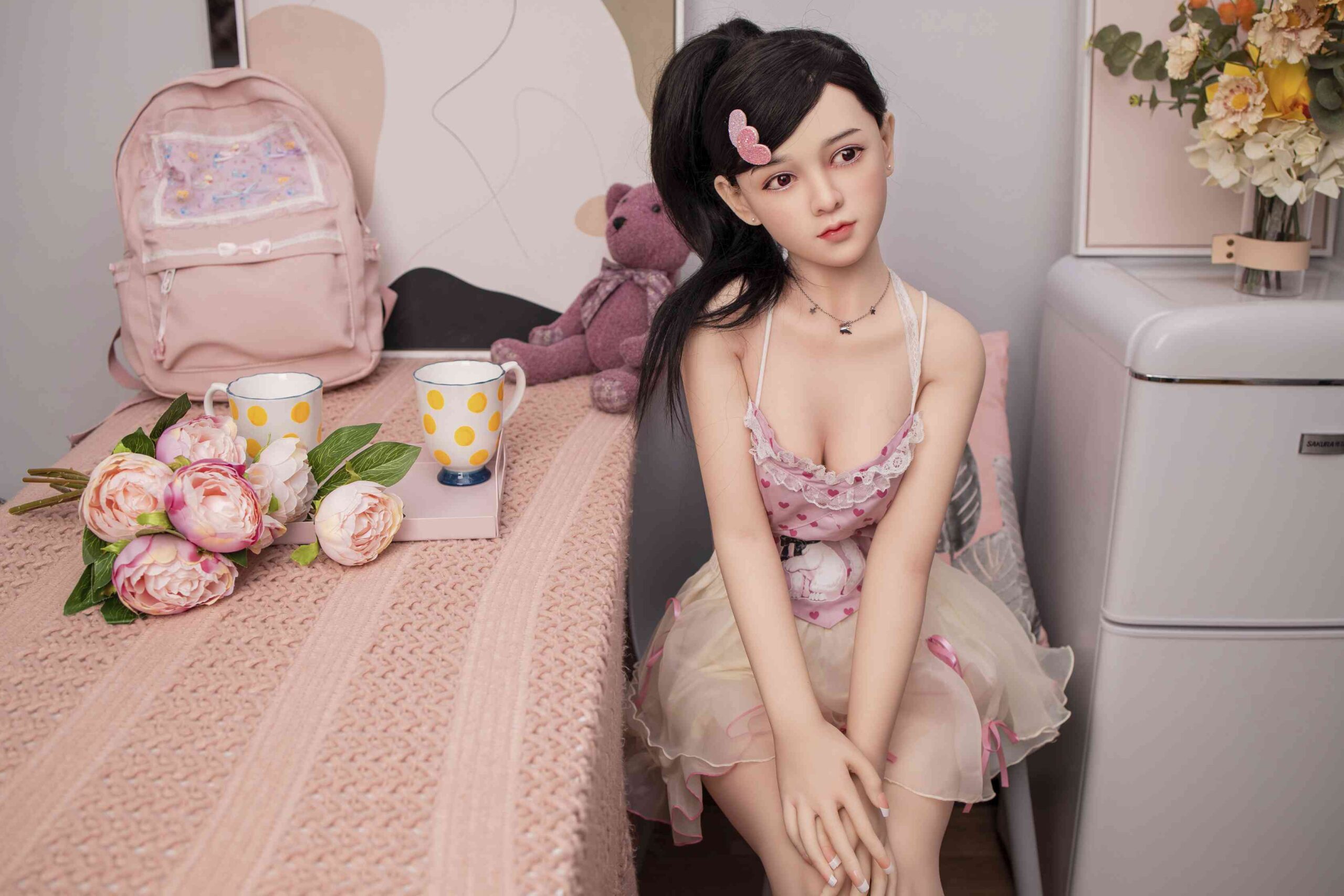 エロティックな 本物そっくり ラブドール オナニー 我妻春奈 145cm T145 B71 W51 H76 24KG 4