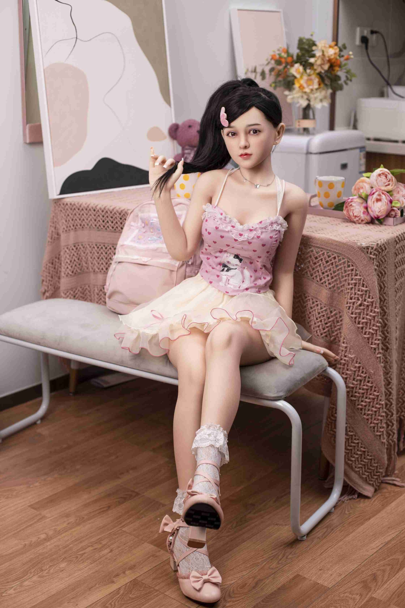 エロティックな 本物そっくり ラブドール オナニー 我妻春奈 145cm T145 B71 W51 H76 24KG 5