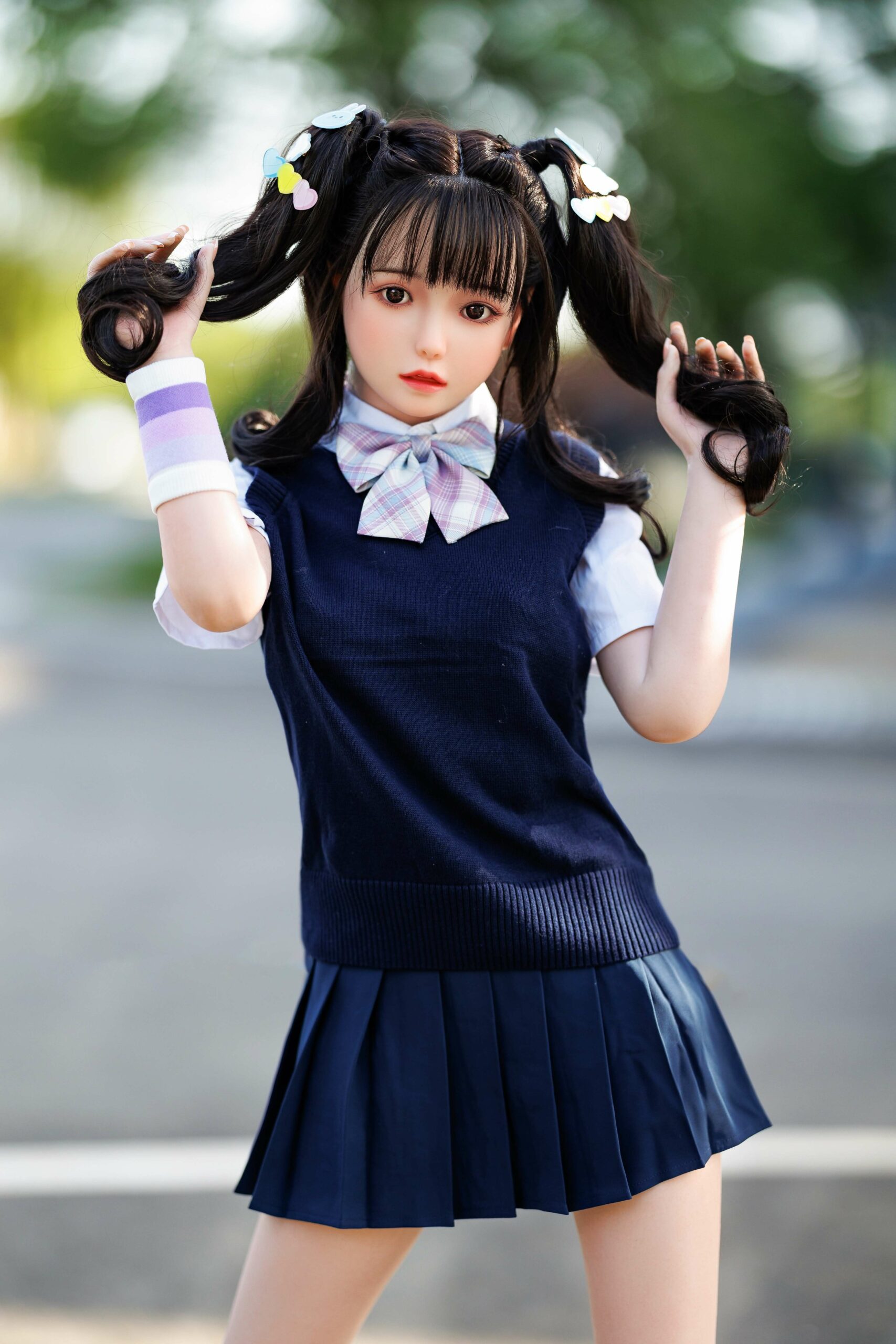 可愛い子精巧なデザインとリアルな表情の等身大ドール 沢久美子 145cm T145 B71 W51 H76 24KG 1