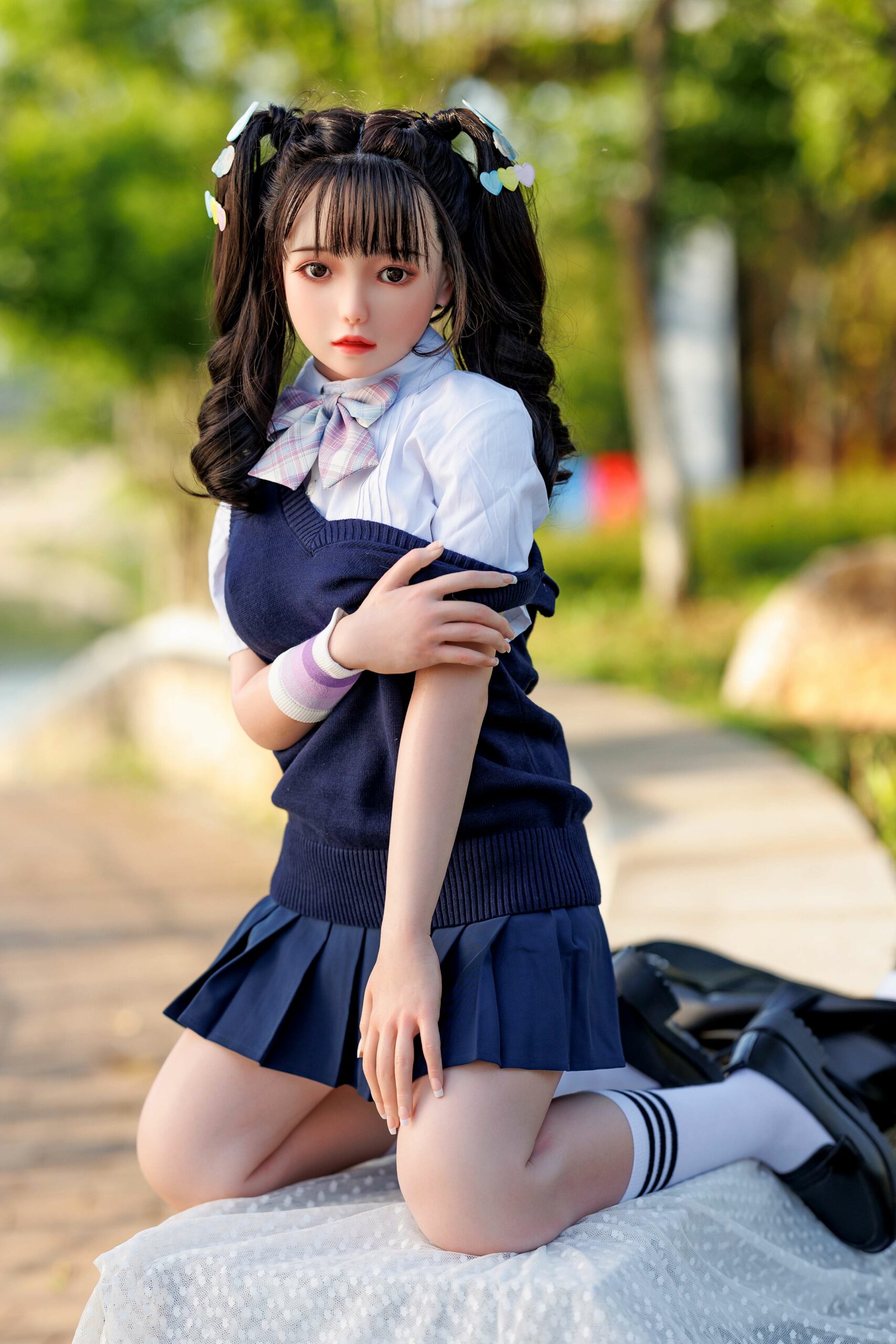可愛い子精巧なデザインとリアルな表情の等身大ドール 沢久美子 145cm T145 B71 W51 H76 24KG 2