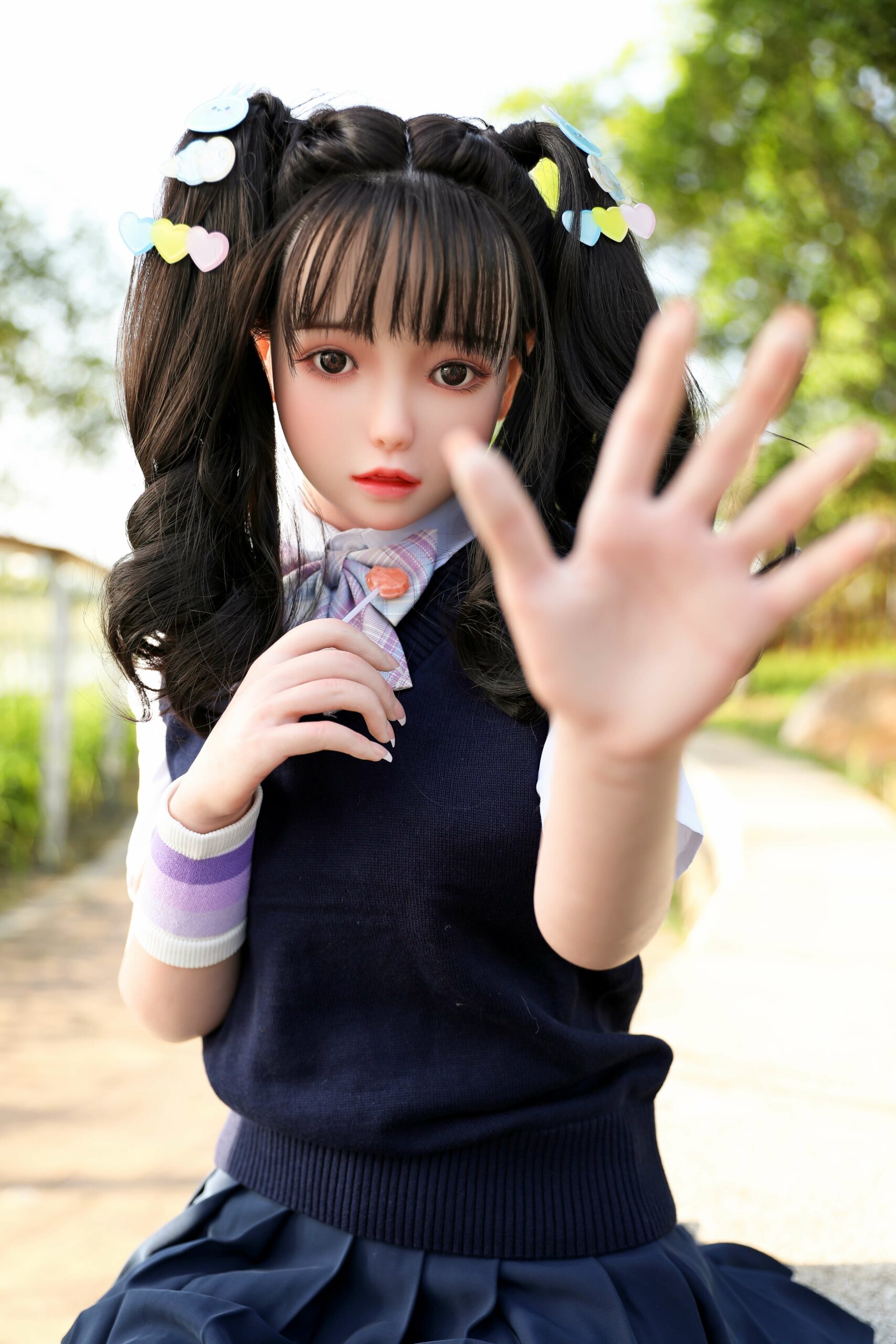 可愛い子精巧なデザインとリアルな表情の等身大ドール 沢久美子 145cm T145 B71 W51 H76 24KG 7
