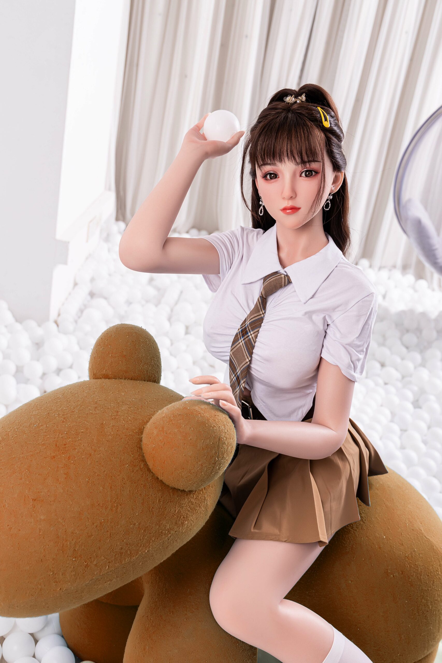OL美しい造形とリアルな感触のシリコン製ラブドール 船橋愛子 160cm T160 B82 W54 H87 35KG 0