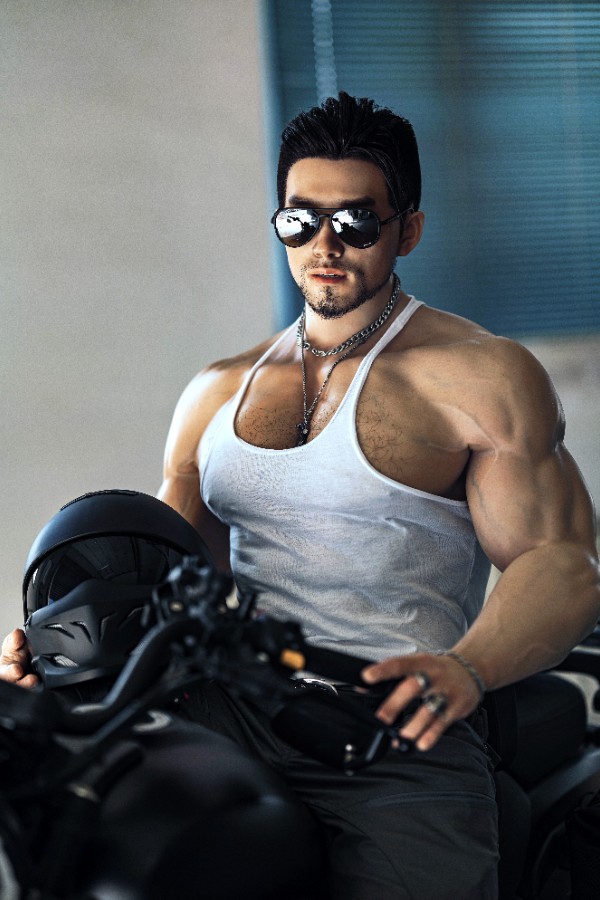 精巧な筋肉デザインと高品質シリコンの等身大ドール Xavier 183cm T183 B114 W82 H97 55KG 0