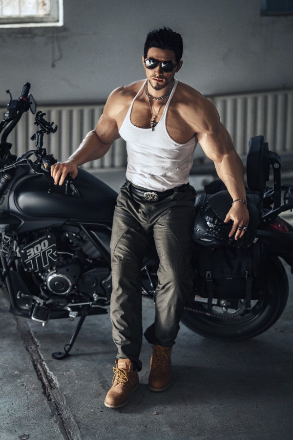 精巧な筋肉デザインと高品質シリコンの等身大ドール Xavier 183cm T183 B114 W82 H97 55KG 2
