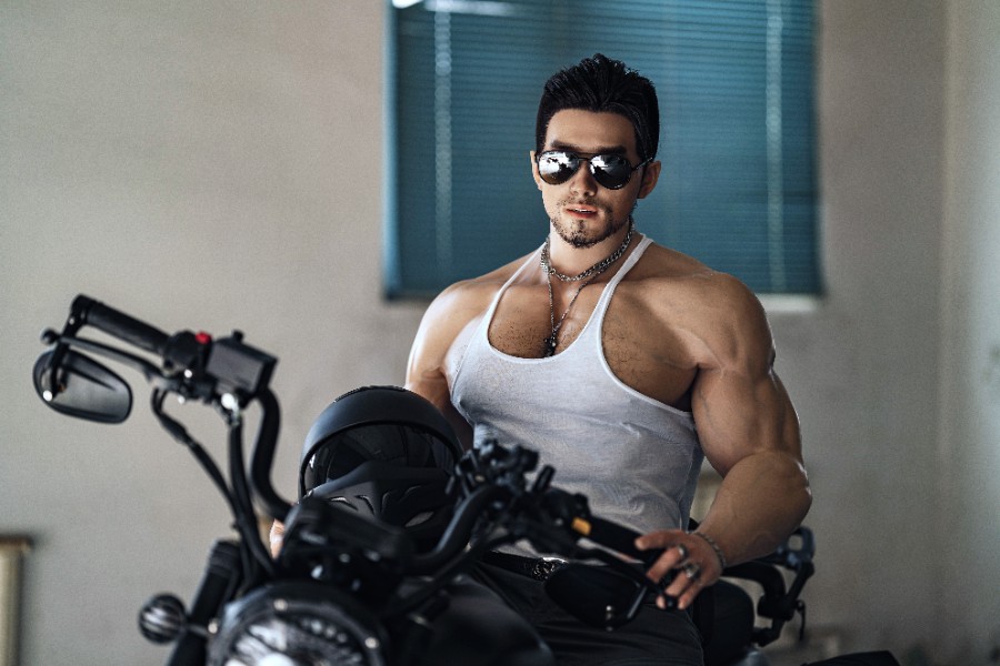 精巧な筋肉デザインと高品質シリコンの等身大ドール Xavier 183cm T183 B114 W82 H97 55KG 17