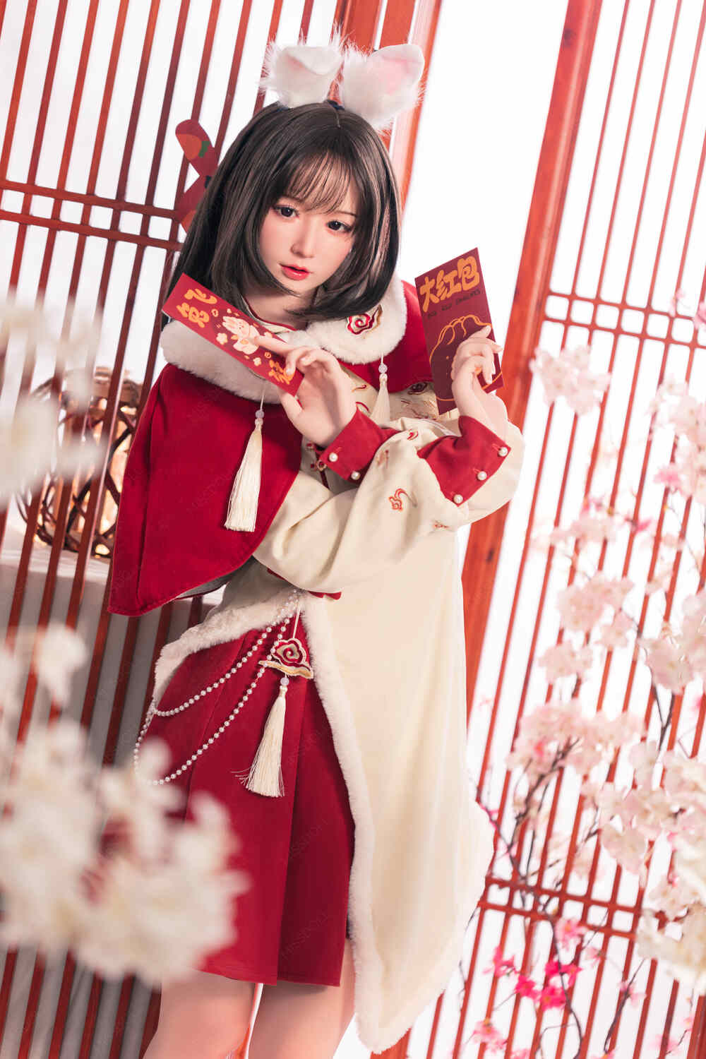 可愛いリアルな肌触りの等身大高級シリコンラブドール 尾花清子 163cm T163 B85 W62 H89 34KG 2