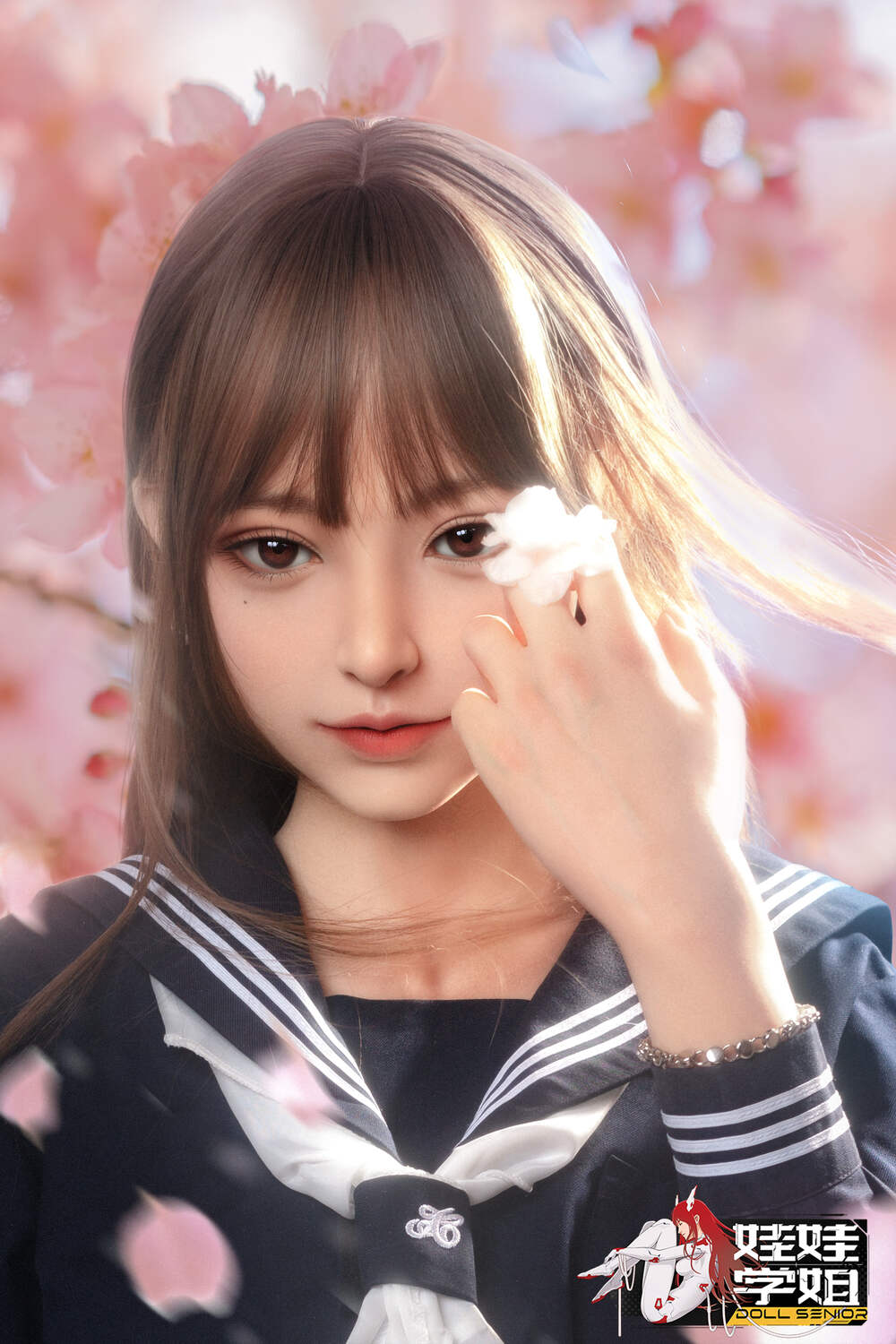 JK可愛くてセクシーラブドール 通販 学生服等身大リアルドール 池端昭代 158cm T158 B88 W57 H86 35KG 0