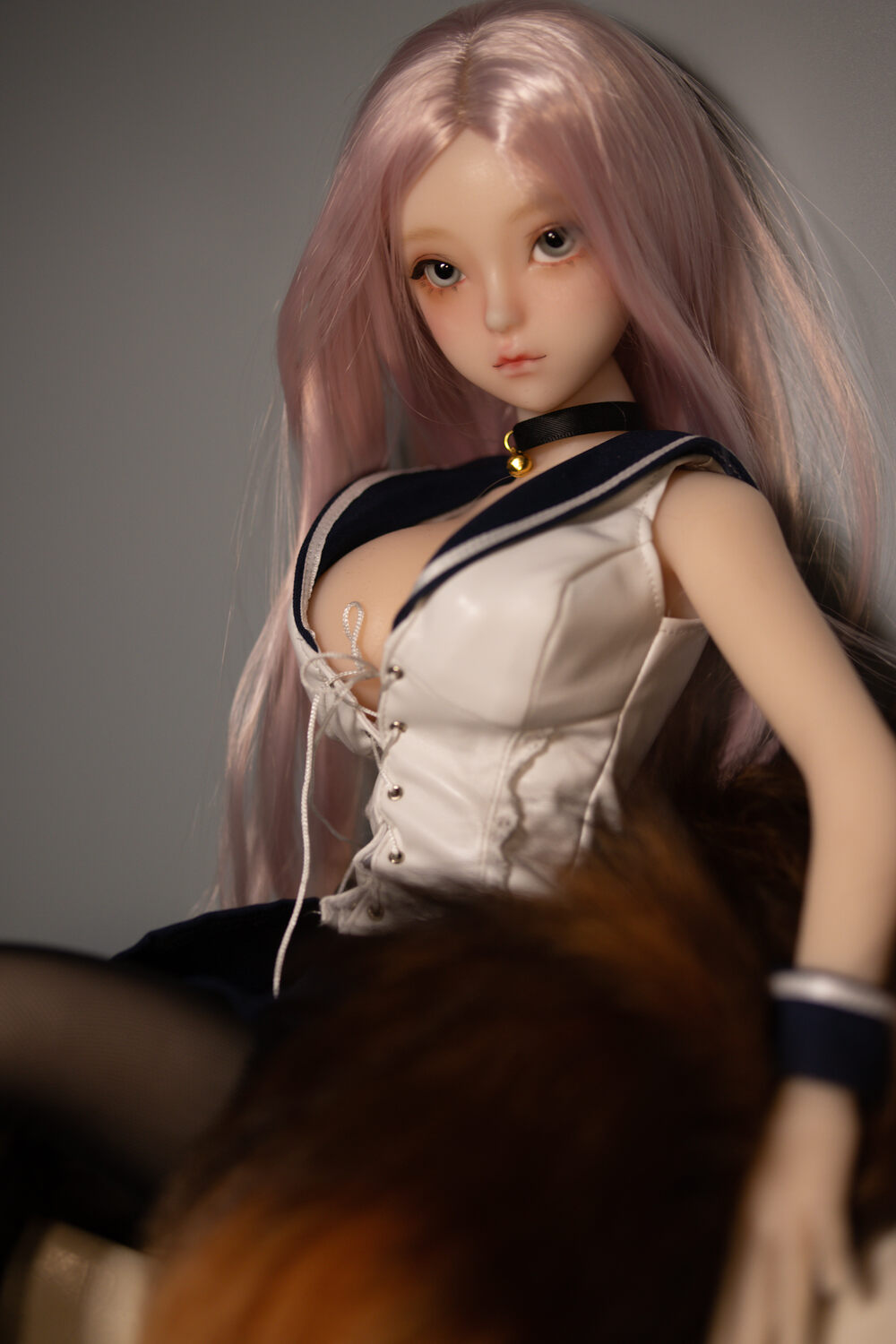 プレミアム素材のリアルドール 本物そっくりの質感 辰己莉子 60cm T60 B30 W20 H31 2.5KG 4