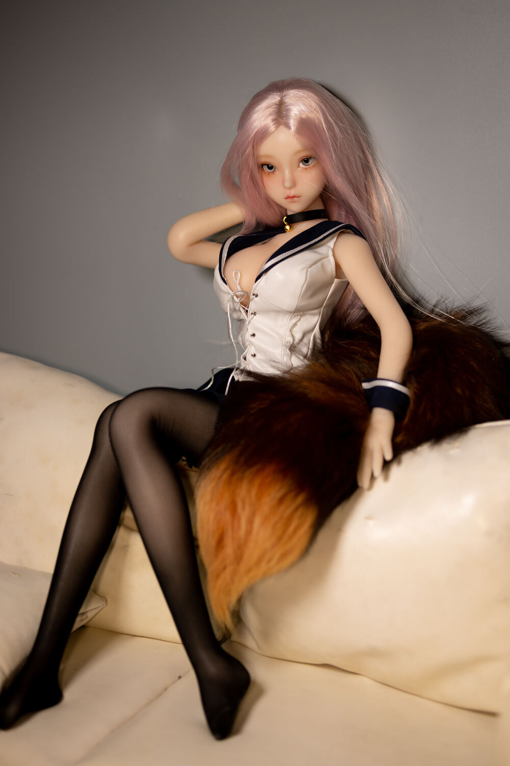 プレミアム素材のリアルドール 本物そっくりの質感 辰己莉子 60cm T60 B30 W20 H31 2.5KG 9