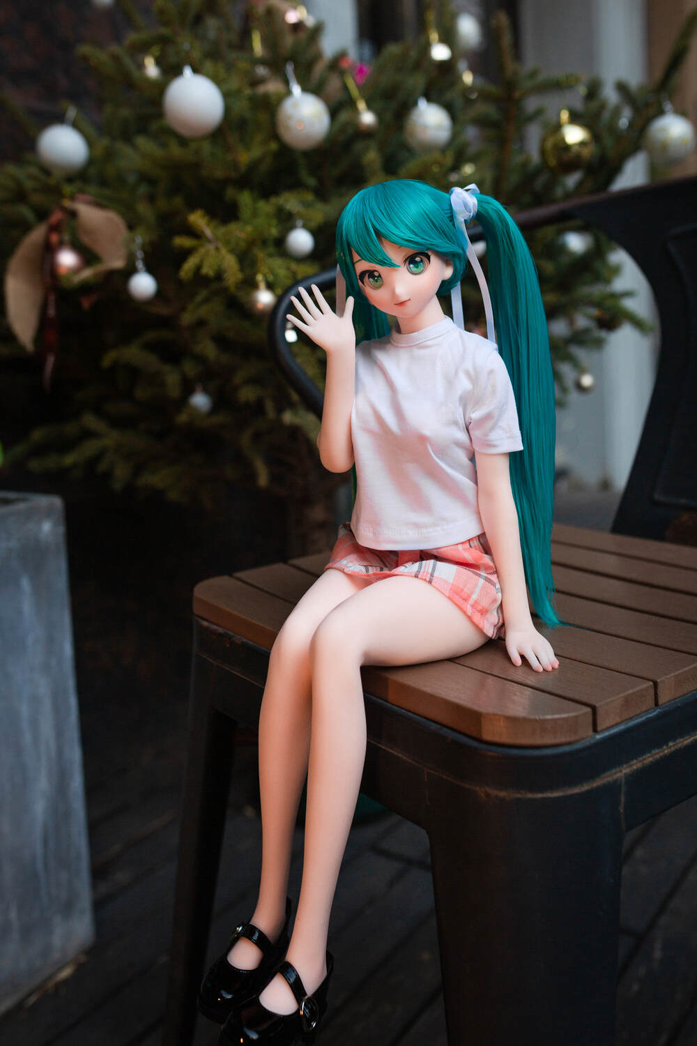 リアルなディテールとかわいいデザイン 小型ラブドール 岡林杏奈 60cm T60 B27 W17 H29 1.9KG 5