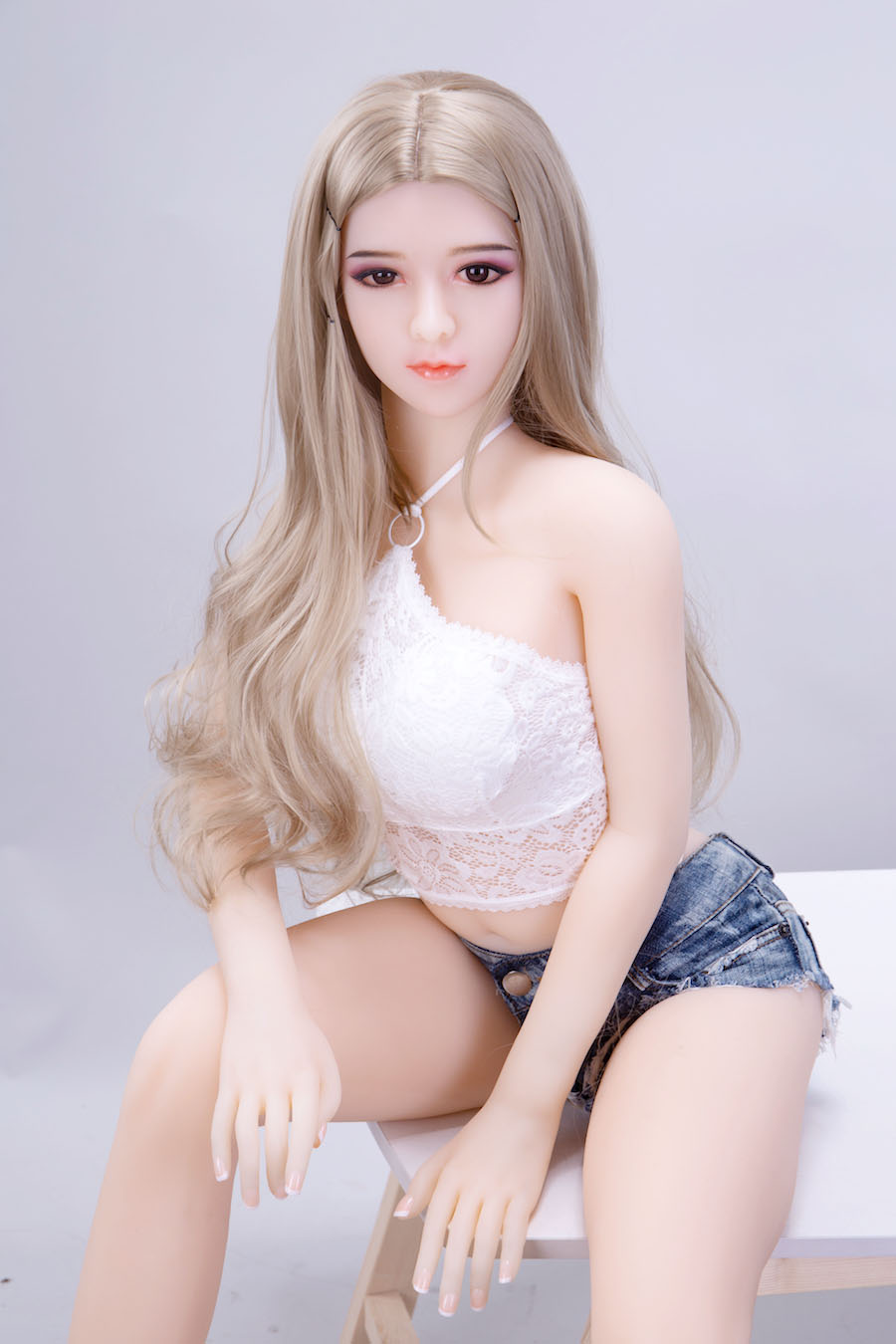 理想的なライフパートナー 美人通販 松原優愛 148CM T148 B71 W52 H82 28KG 1