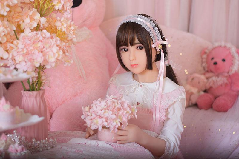 平胸幼いロリラブドール 足立歩実 130CM T130 B65 W50 H72 21KG 3