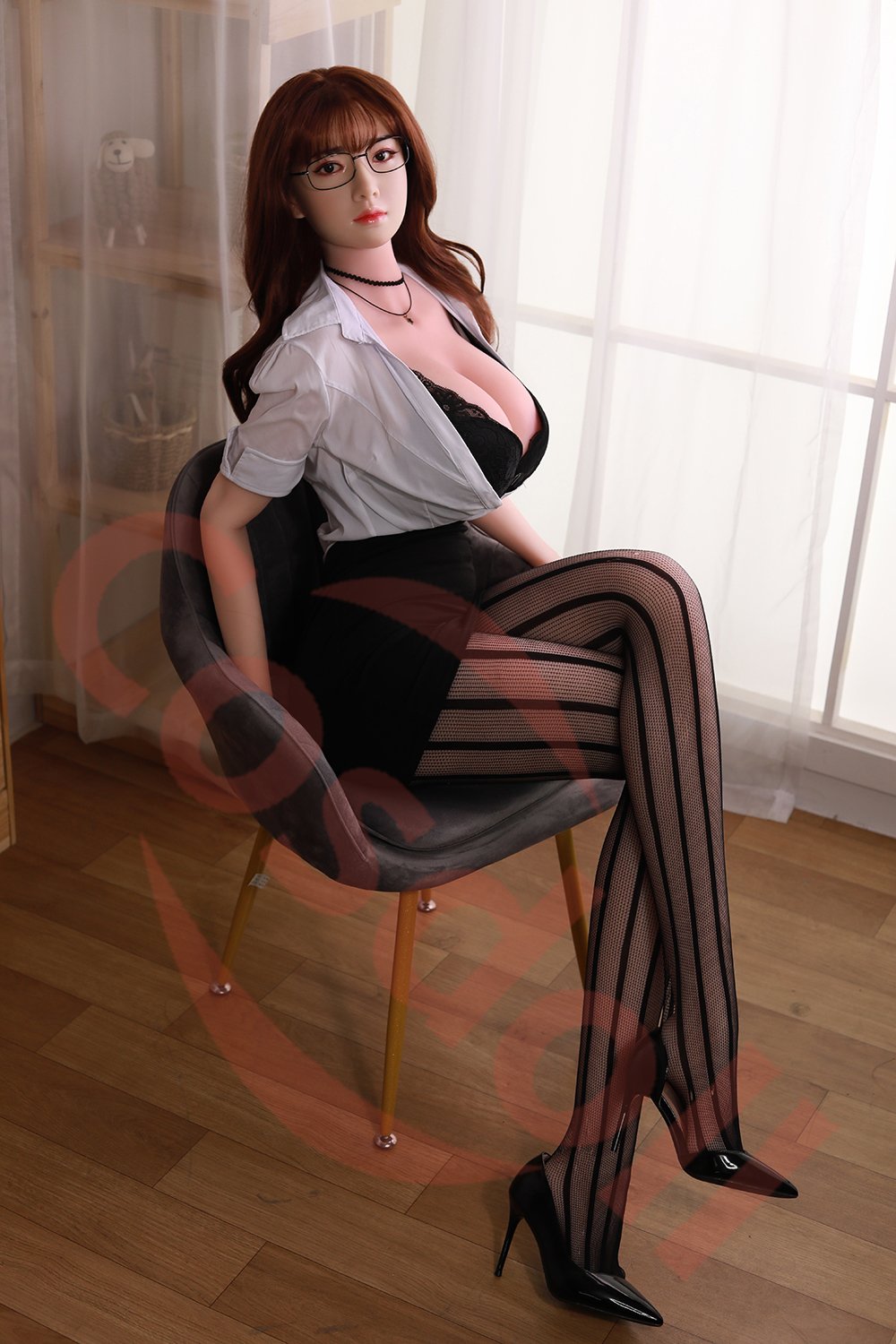 日本セクシーOLエロい 爆乳熟女ダッチワイフ 春日京子 168cm T168 B90 W53 H95 36KG 6