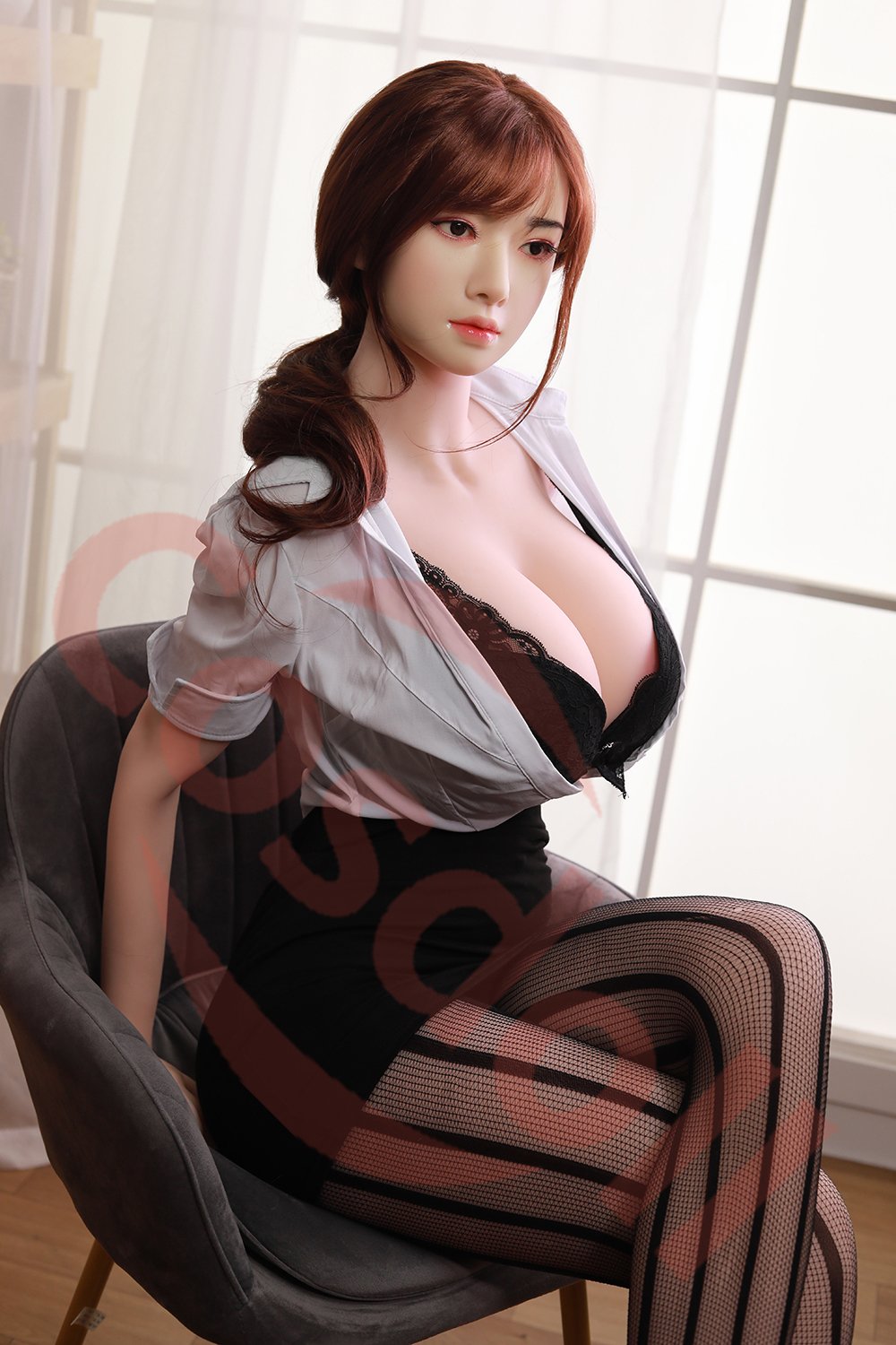 日本セクシーOLエロい 爆乳熟女ダッチワイフ 春日京子 168cm T168 B90 W53 H95 36KG 3