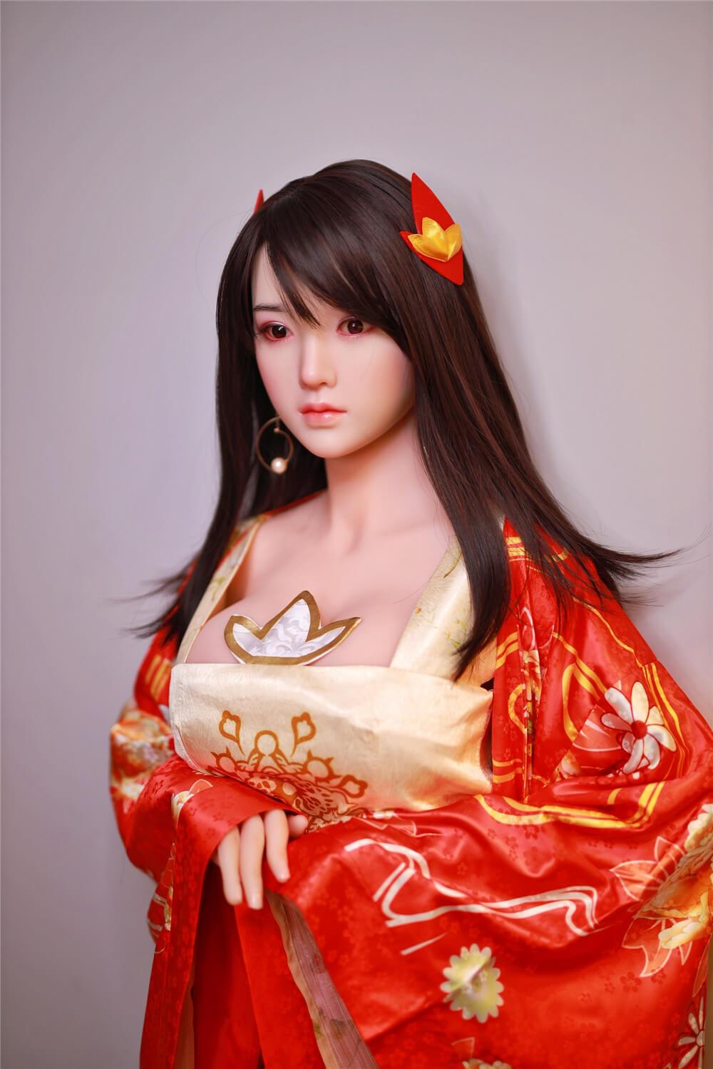 日本和服のセクシー人形シリコン頭部 古山恵麻 161cm T161 B95 W54 H97 39KG 4