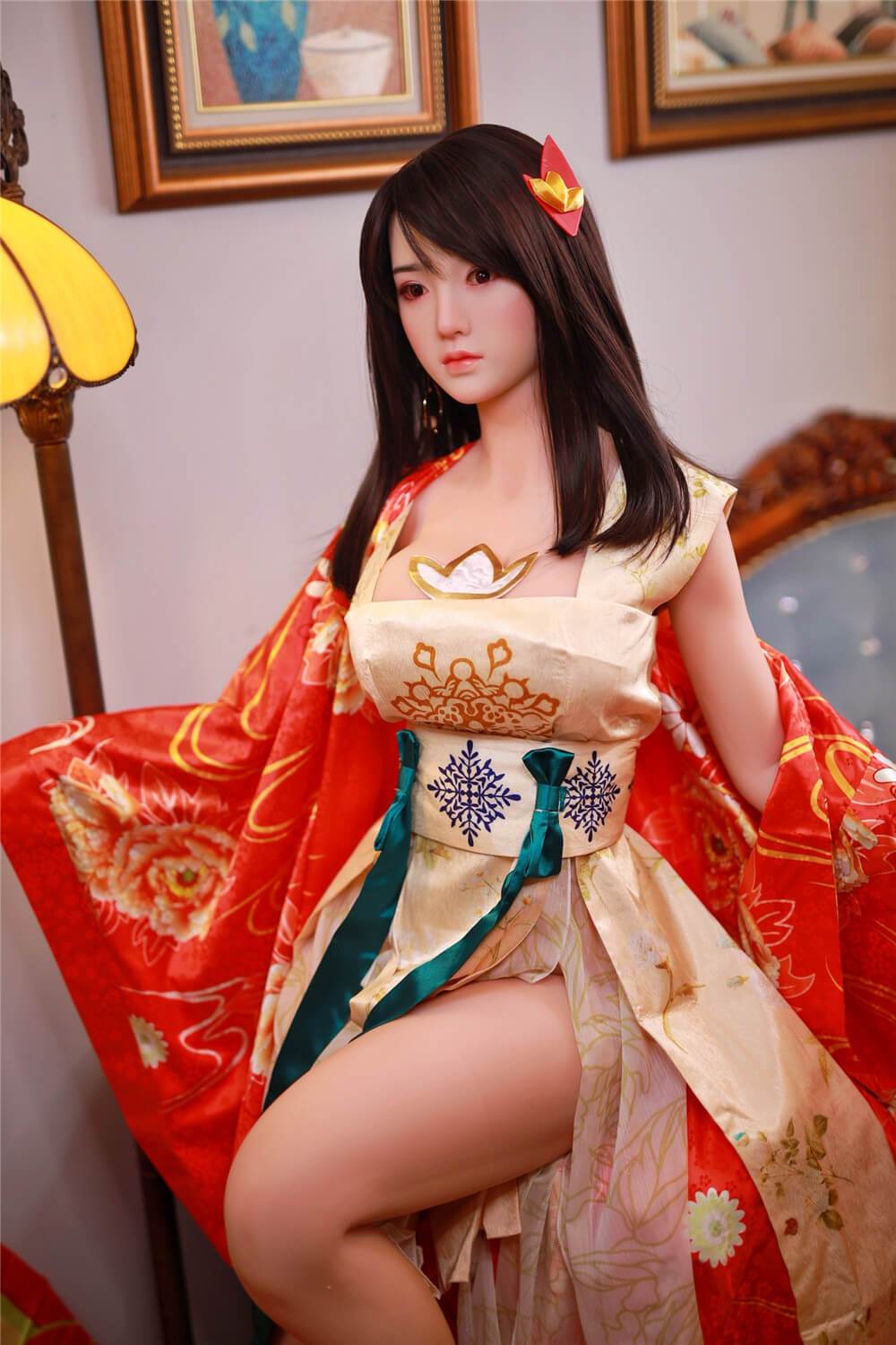 日本和服のセクシー人形シリコン頭部 古山恵麻 161cm T161 B95 W54 H97 39KG 5