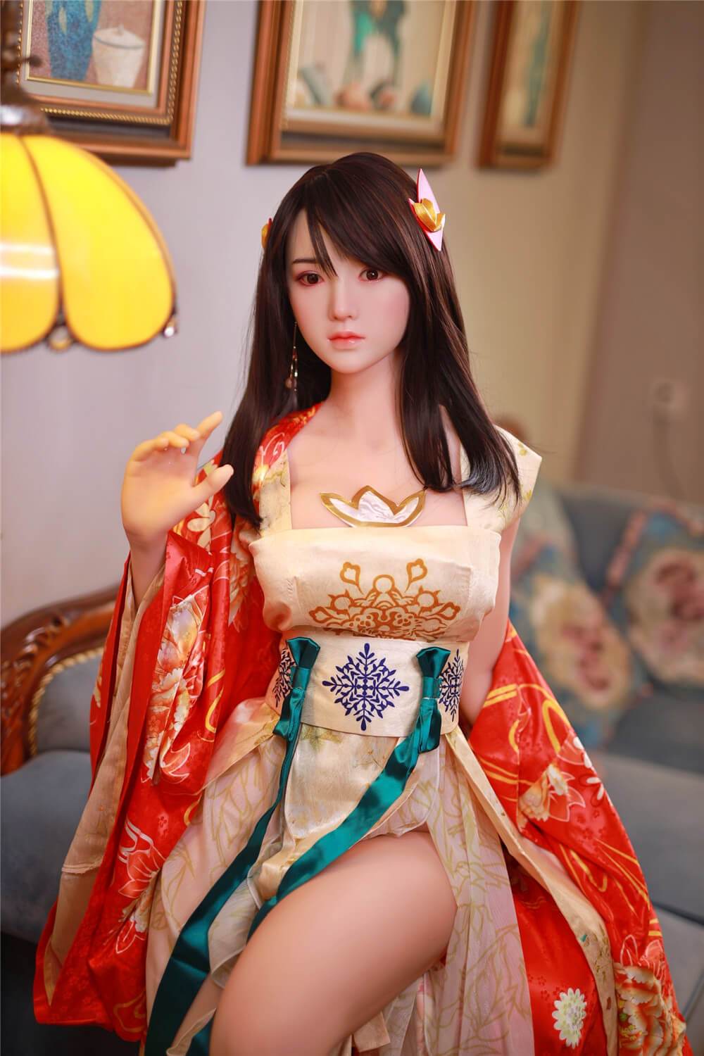 日本和服のセクシー人形シリコン頭部 古山恵麻 161cm T161 B95 W54 H97 39KG 6