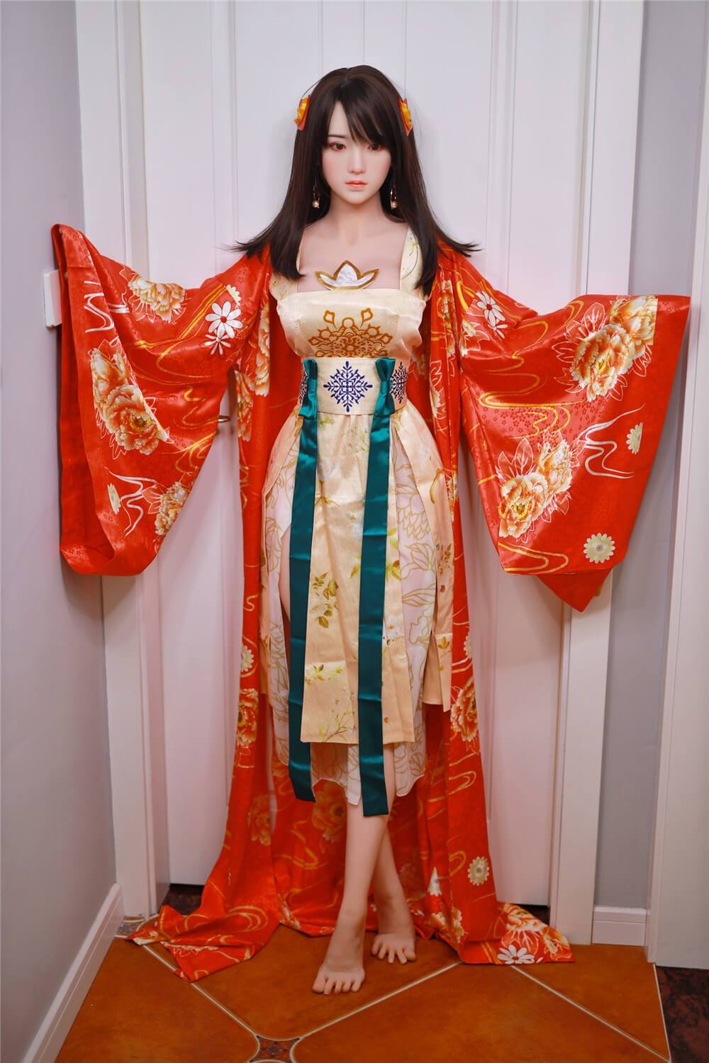 日本和服のセクシー人形シリコン頭部 古山恵麻 161cm T161 B95 W54 H97 39KG 7