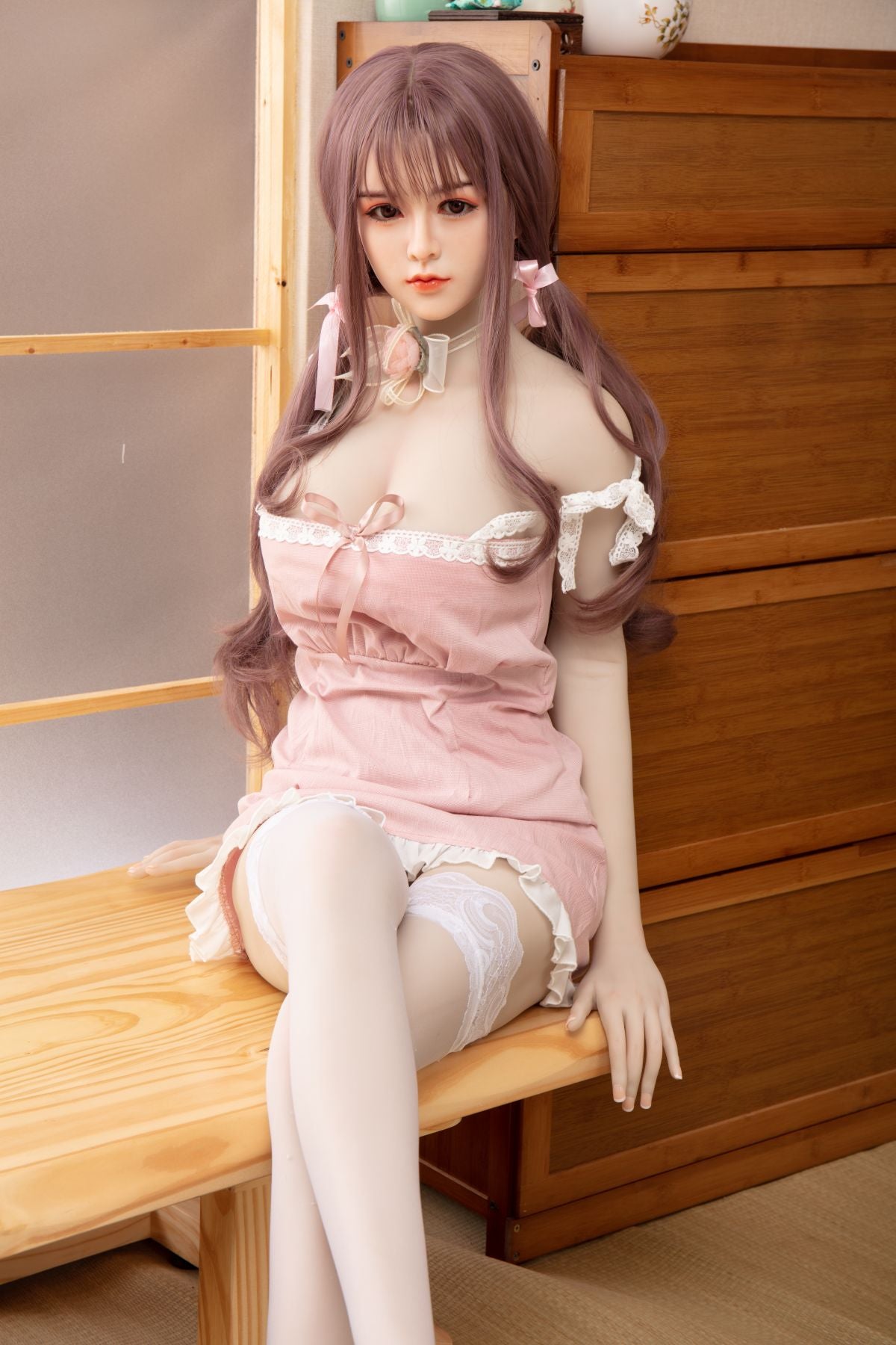 少女my doll のリアルなシリコン頭部tpeボディラブドール Charlotte 160cm T160 B80 W56 H80 36KG 9