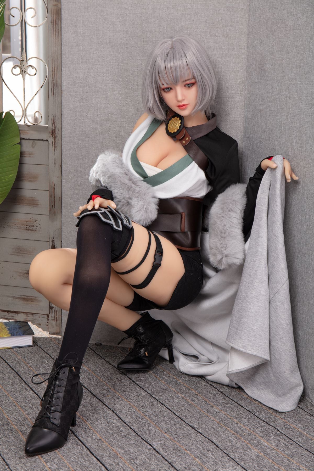  ダッチワイフ エロいフルシリコン製 シリコンヘッドローズ ラブドール Bonnie 160cm T160 B80 W56 H80 36KG 3