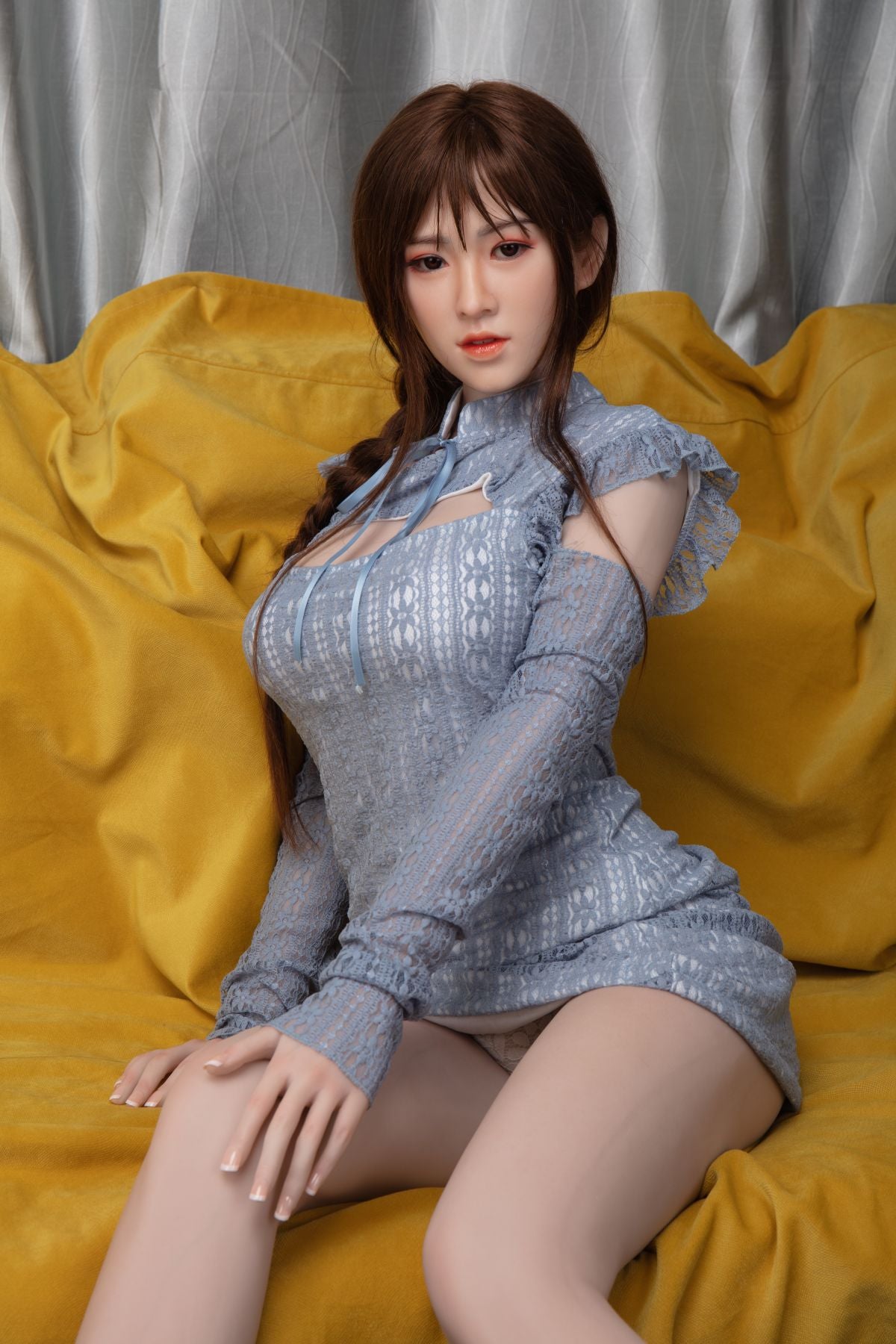 熟女爆乳セックス 人形 高級 ダッチワイフ アダルトシリコン頭部 船山カレン 160cm T160 B80 W56 H80 36KG 4