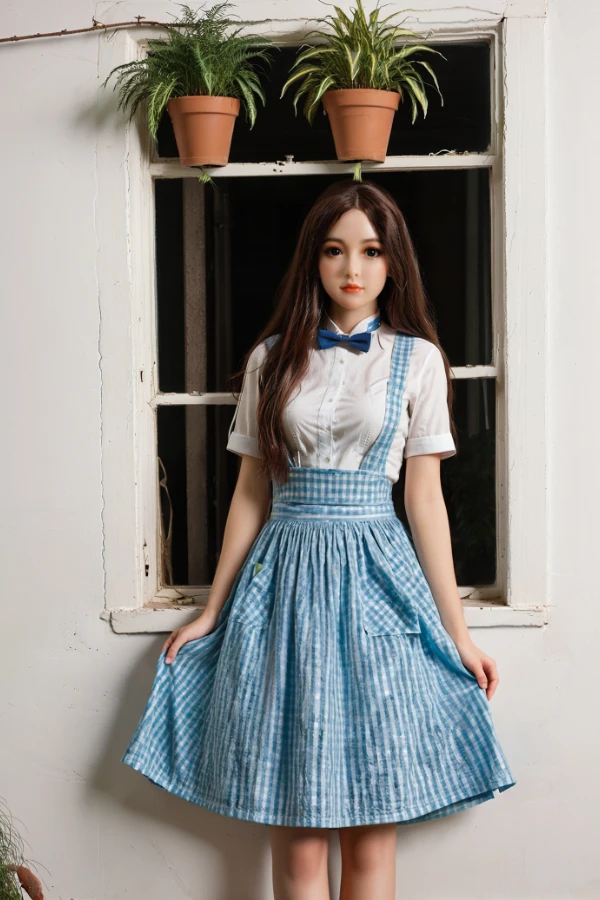 海外美人シリコン頭部TPEラブドール 高い耐久性と精巧なディテール 古川咲良 148cm T148 B75 W50 H74 27KG 1