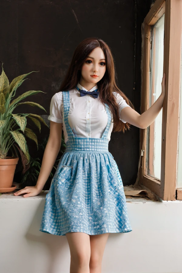 海外美人シリコン頭部TPEラブドール 高い耐久性と精巧なディテール 古川咲良 148cm T148 B75 W50 H74 27KG 3