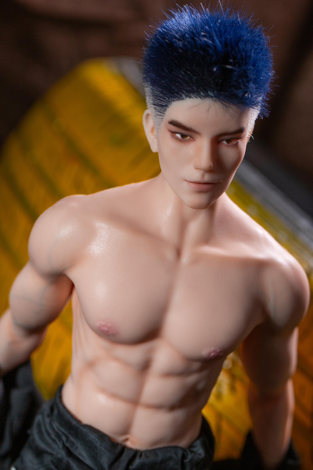 男性ラブドール 小さくてもリアル！ミニサイズ男性愛人ドール Steven 62cm T62 B31 W22 H29 2.9KG 4