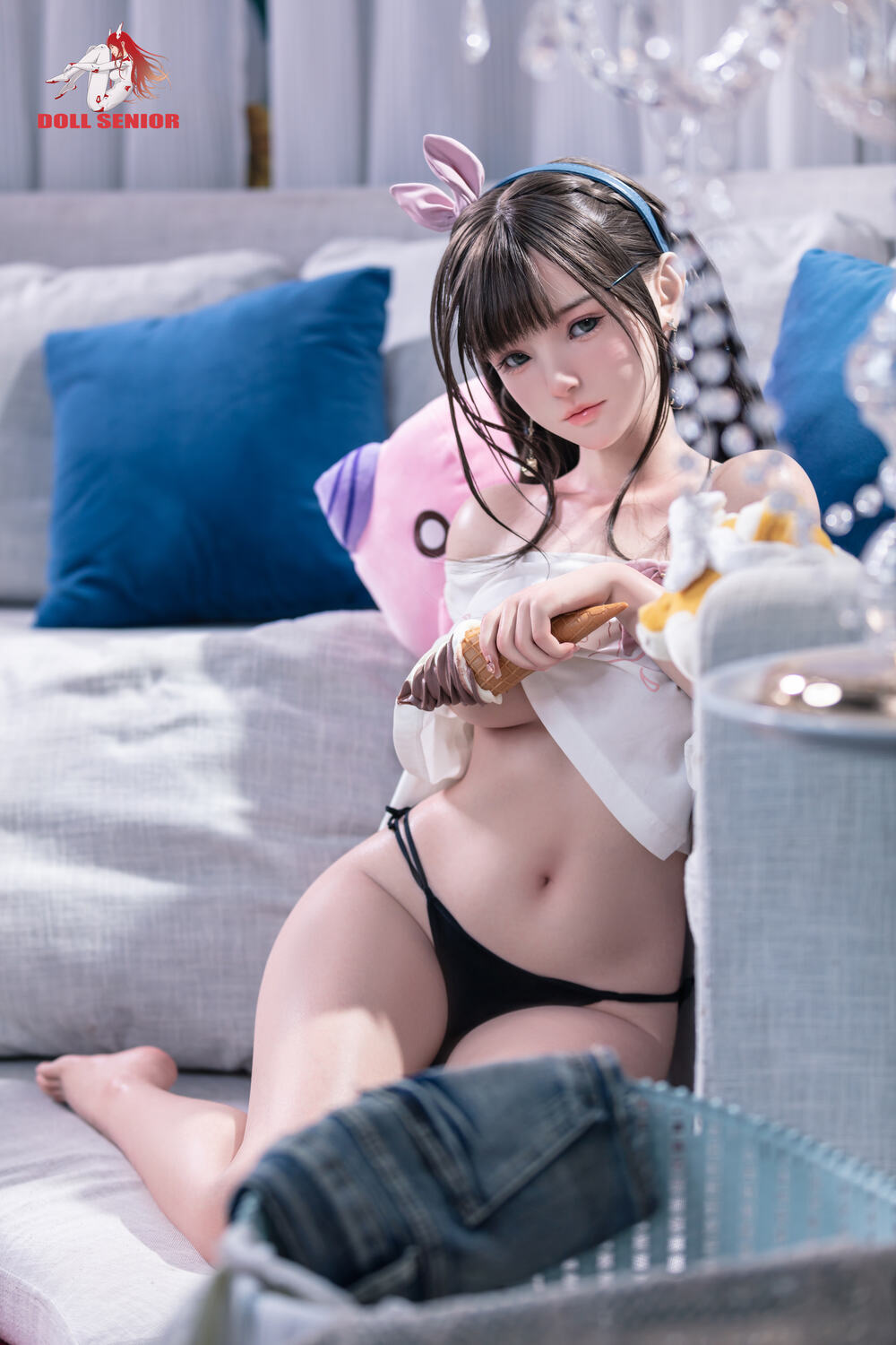 ドール セックス 魅力的なフェイスデザインのシリコンラブドール 宮下梨沙 148cm T148 B75 W53 H81 25KG 5
