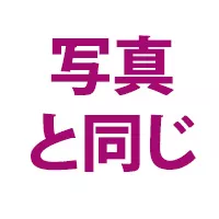 写真と同じ