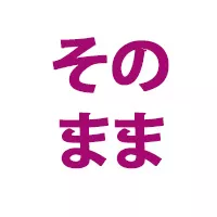 そのまま