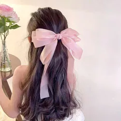 リボン髪留め
